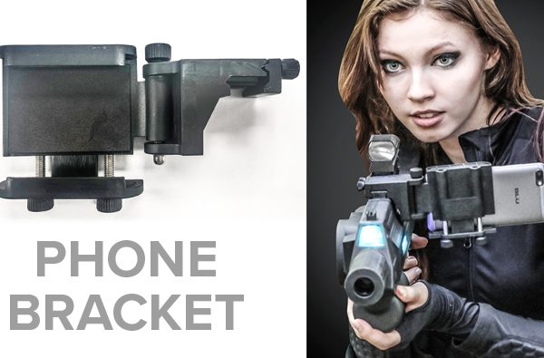 Phone bracket for BRX Laser Tag Rifle