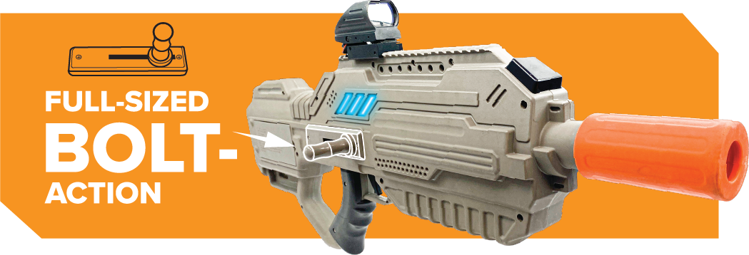 bolt action laser tag gun