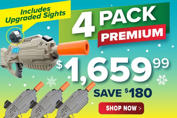 Laser Tag 4 Pack (Rechargeable) — USA Toyz