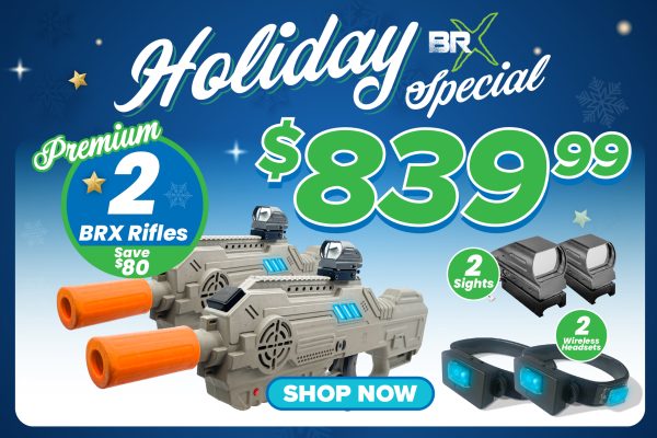 BRX Laser Tag Duo Premium Edition | 2025 Holiday Special | 2-Pack